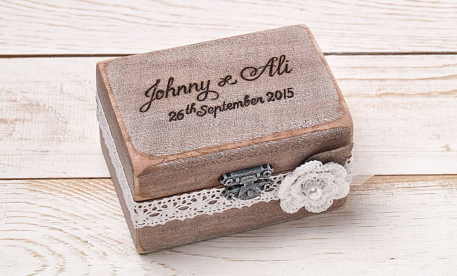 Wedding ring holder etsy