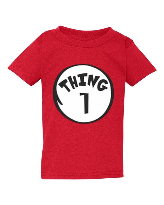 THING 1 THING 2 Childrens Shirt. Clothing for by CustomStylesLB