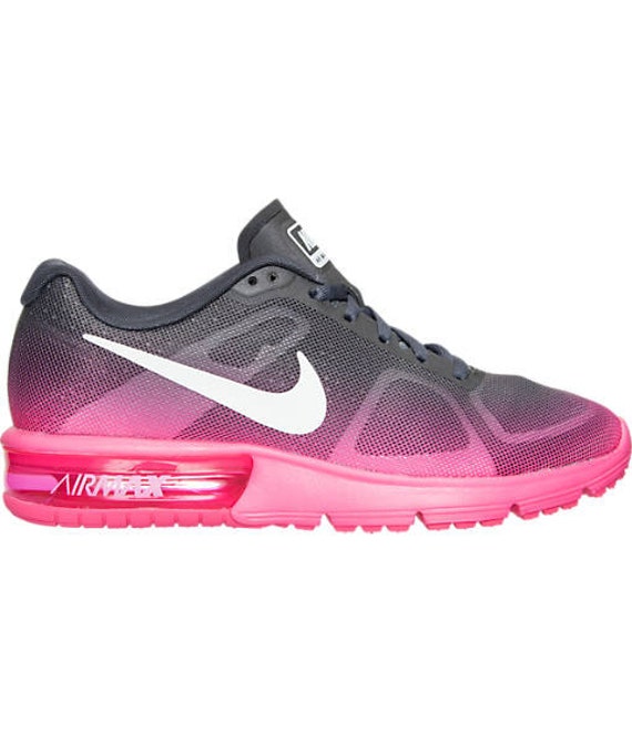 NEW Blinged Pink / Grey Women's Nike Air Max by Glitzland