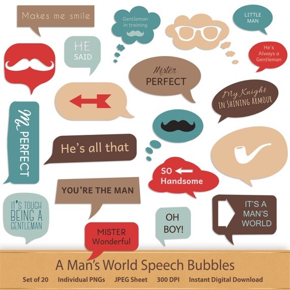 Speech Bubble Clipart Digital Word Art Digital Scrapbook Speech Bubble Clipart Digital Word Art Digital Scrapbook