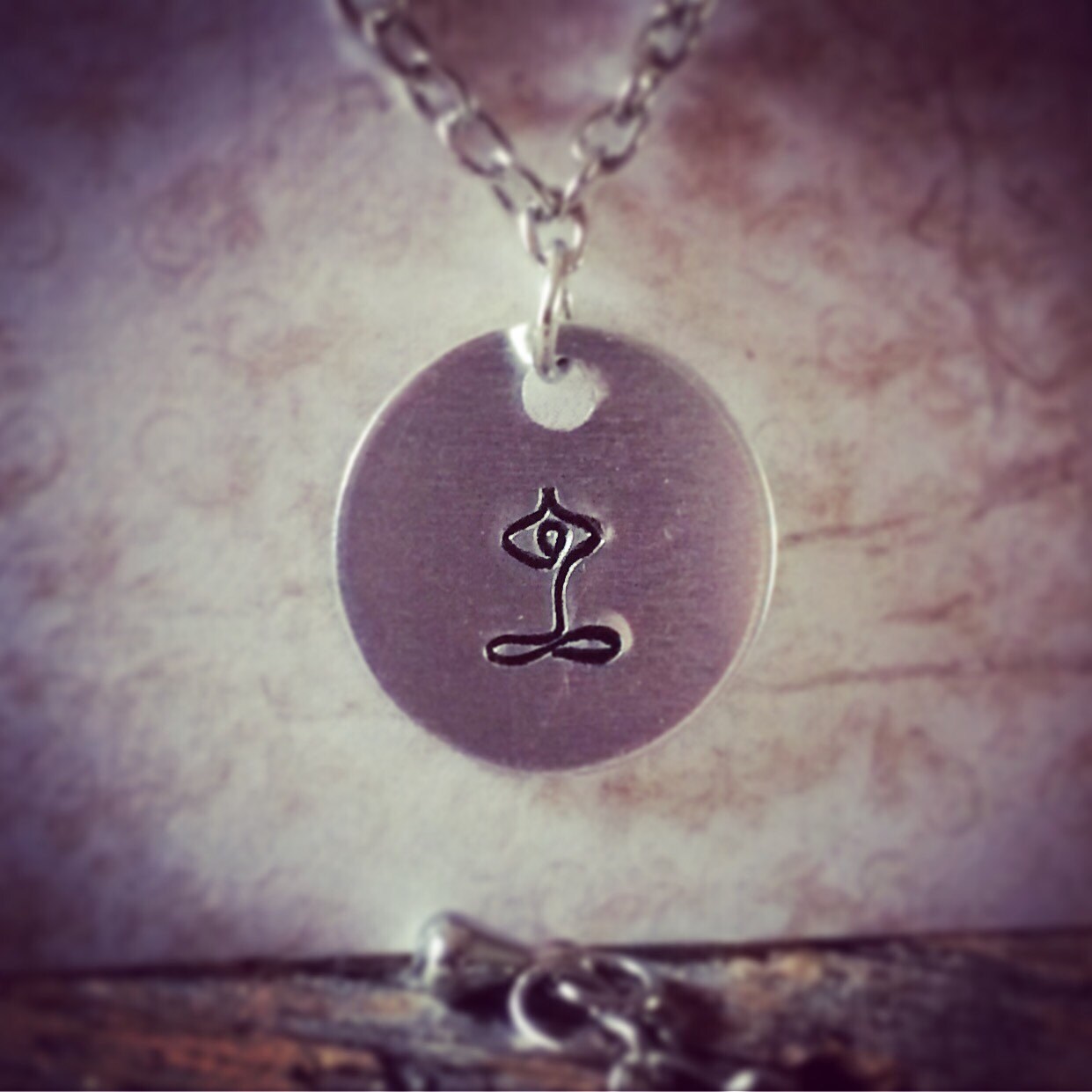 Jewelry / Yoga / Yoga Necklace / Silver Chain / Silver Yoga