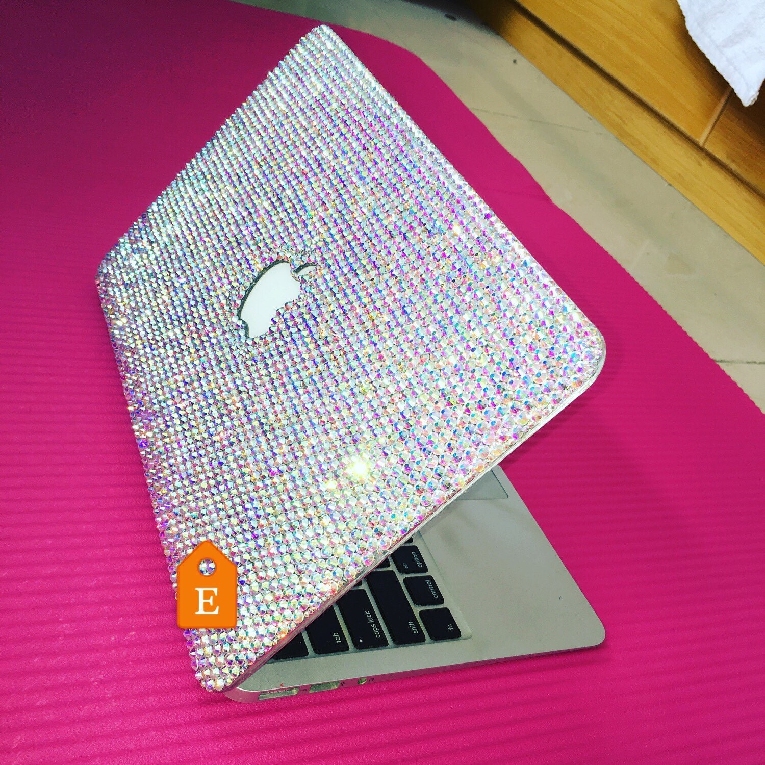 10 off Free shipping Laptop Case Rhinestone macbook by AlwaysSS