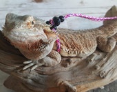 REPTILE LEASH ADJUSTABLE Leash harness - Adjustable to fit any size Leash come in 3ft and 6ft