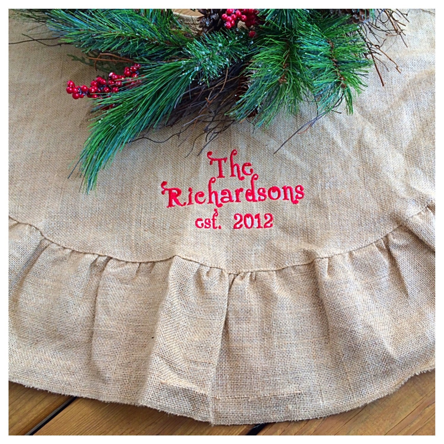 monogrammed christmas tree skirt by sewphisticatednc on etsy monogrammed christmas tree skirt by sewphisticatednc on etsy