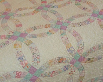 wedding ring quilt for sale