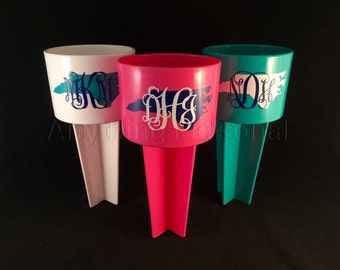 Personalized Gift, Monogrammed Gift, Beach Spiker, Beach Drink Holder, Bridesmaid Gift, Beach, Vacation, Sand Spiker, Beach Spike, Spiker
