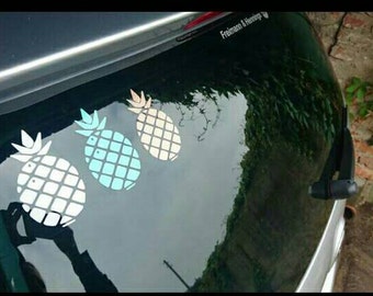 Pineapple decal | pineapple car decal | car sticker | pineapple| car decals for her | girly car decals | window stickers | sweet decals