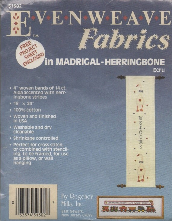 14 Count Aida Even Weave Cross Stitch Fabric in Madrigal