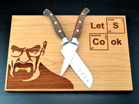 Breaking Bad Cutting Board Engraved Cutting Board By Truemementos 