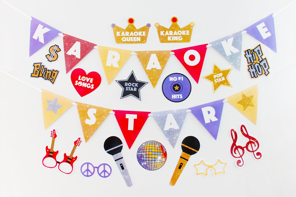 Karaoke Party Decorations Karaoke Party Photo by CreativeSenseCo