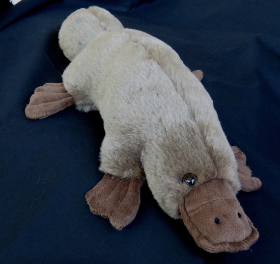 large platypus stuffed animal