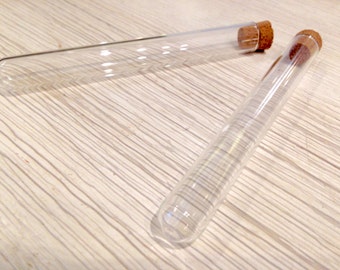 Test tubes 2 pieces with Cork closure (A 1040)