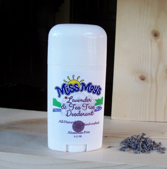 Lavender & Tea Tree Deodorant AluminumFree All by LovingMissMays