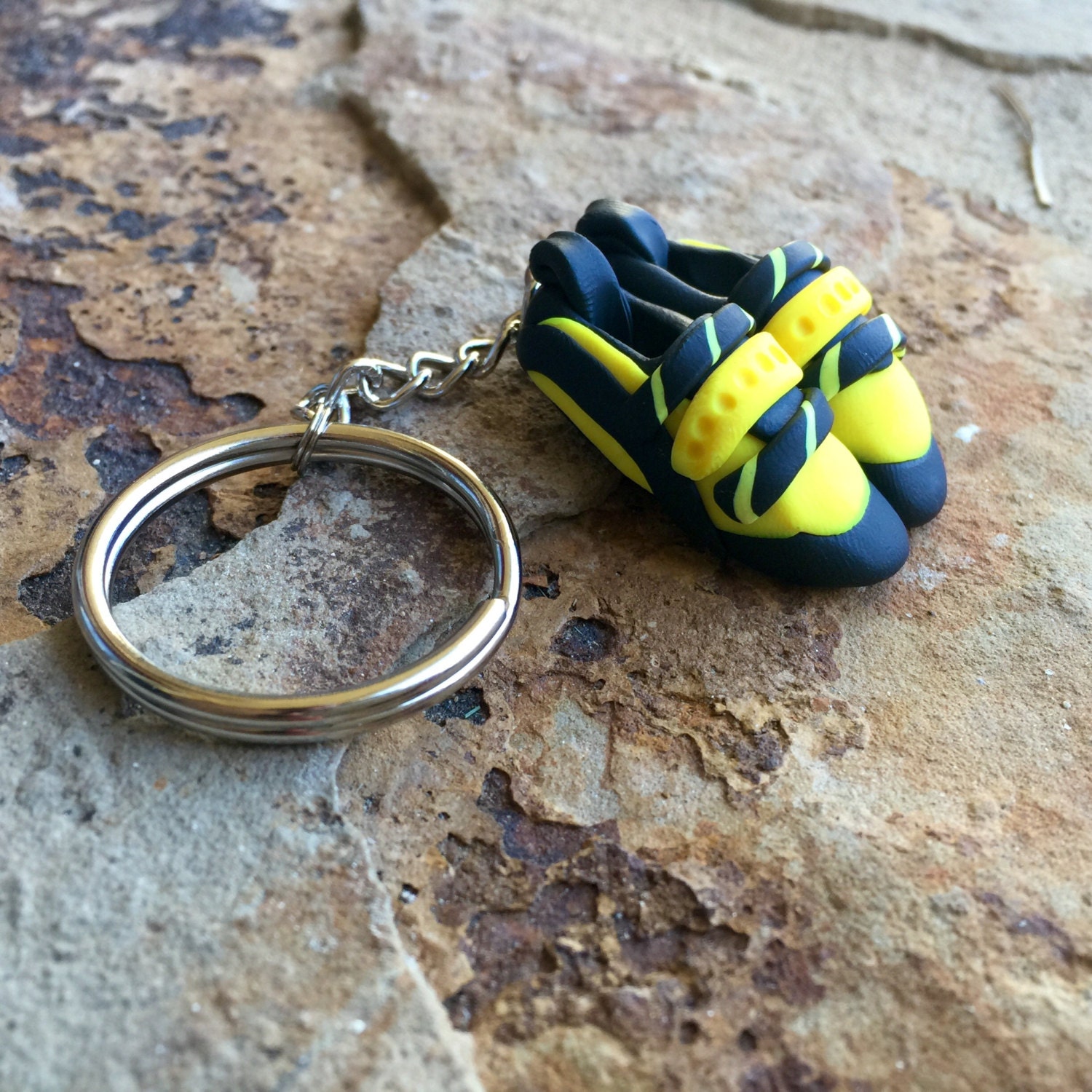 Rock Climbing Keychain