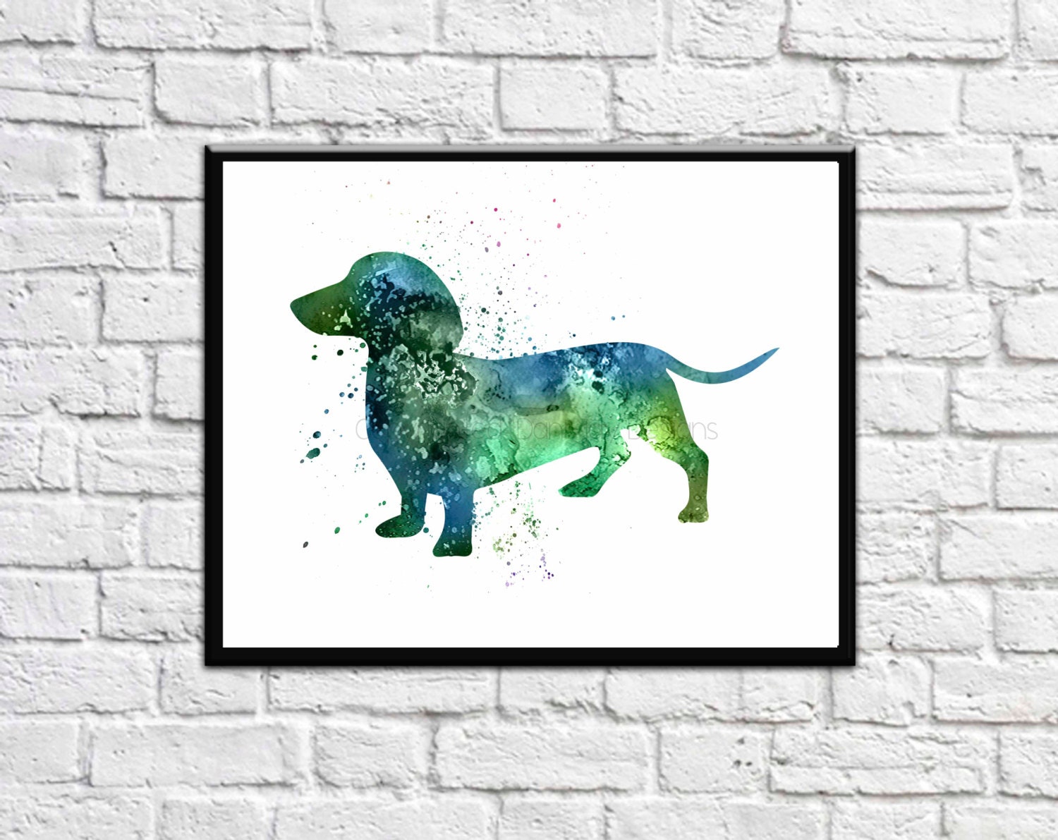 Dachshund Art Dachshund Gift Dachshund Wall Art Dachshund