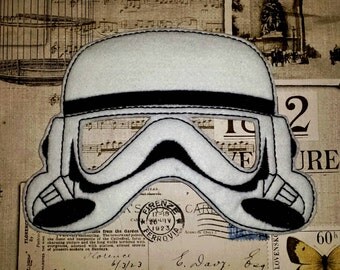 Star wars Storm trooper inspired mask ITH Project In the Hoop Embroidery Design Costume Cosplay, Fancy dress, Masquerade, Photo booth, Prop.
