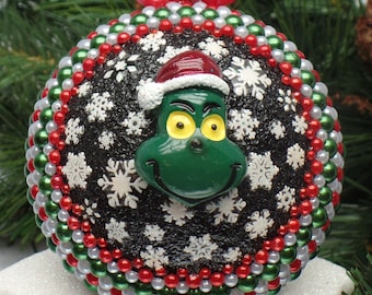 The Grinch Snowglobe Christmas Ornament