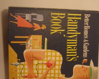 Vintage Better Homes and Gardens Handyman's Book Hardcover 1957