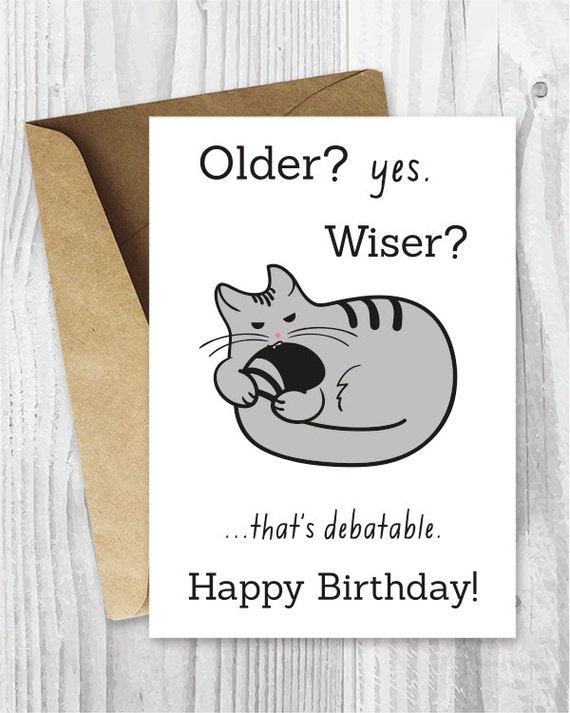 Funny Happy Birthday Printable Cards