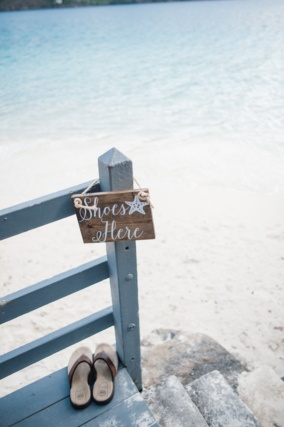 SHoEs HeRe SiGn Shoes Optional Sign Beach SiGn Starfish