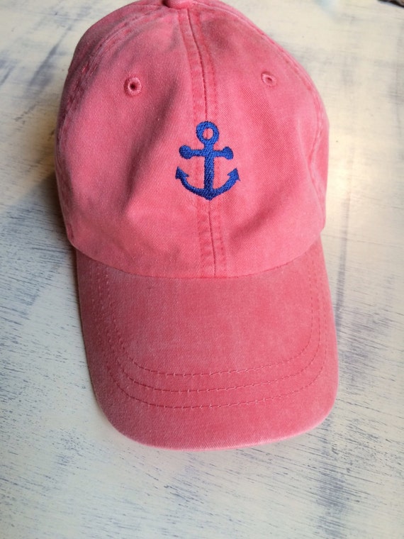 Anchor baseball hat Anchor baseball cap Pigment by CosyDesignscd