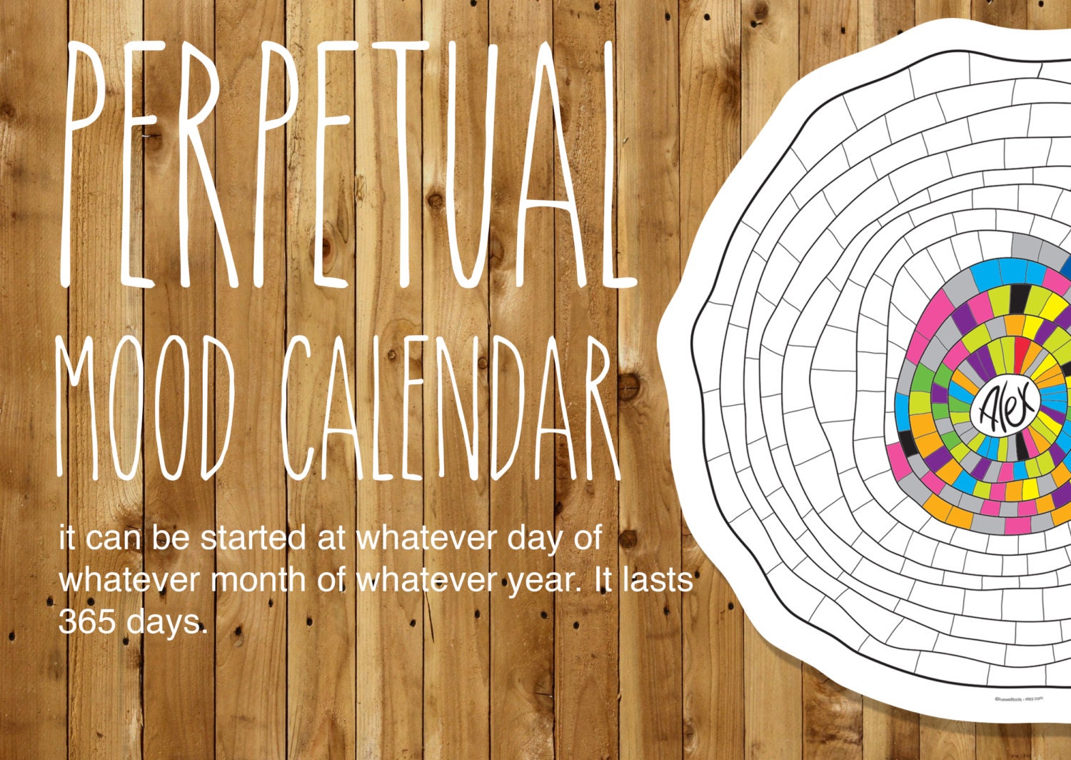 PERPETUAL MOOD CALENDAR / printable