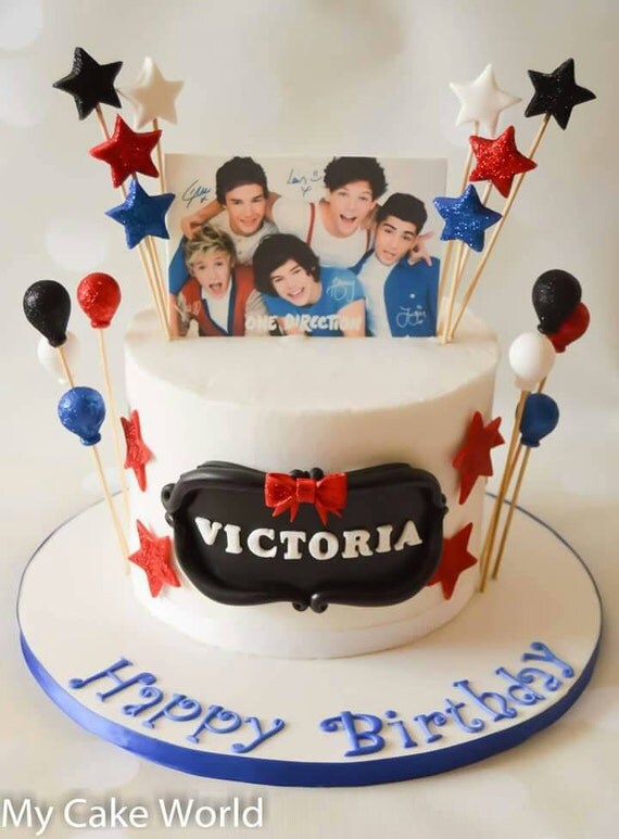 Birthday name plaque fondant name plaque cake by MercysCakeWorld