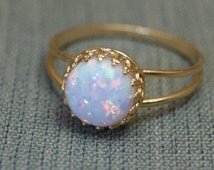 opal wedding rings