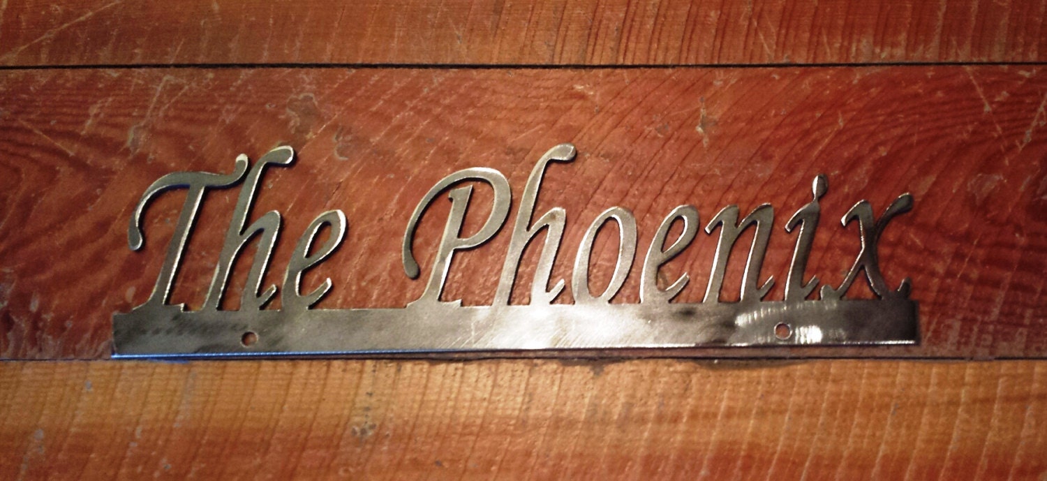 Custom Personalized Metal License Plate Topper