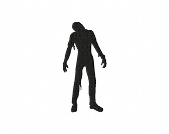 INSTANT DOWNLOAD. Zombie, Undead, Walking Dead, Halloween Embroidery Design. Digital file. pes, jef, sew, hus, tap, vip, vip3, xxx,exp.