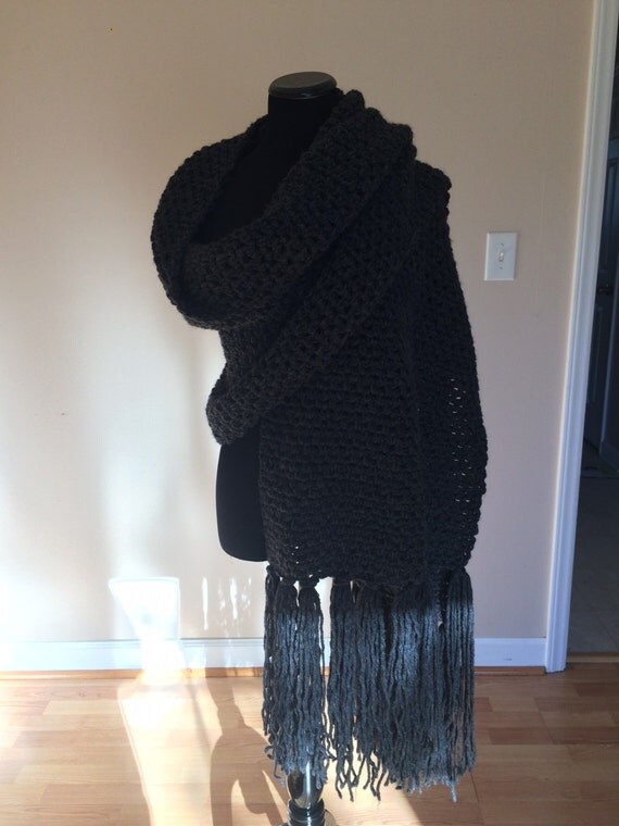 Items similar to The lenny kravitz scarf-Hand Crochet - Mens' Gift ...