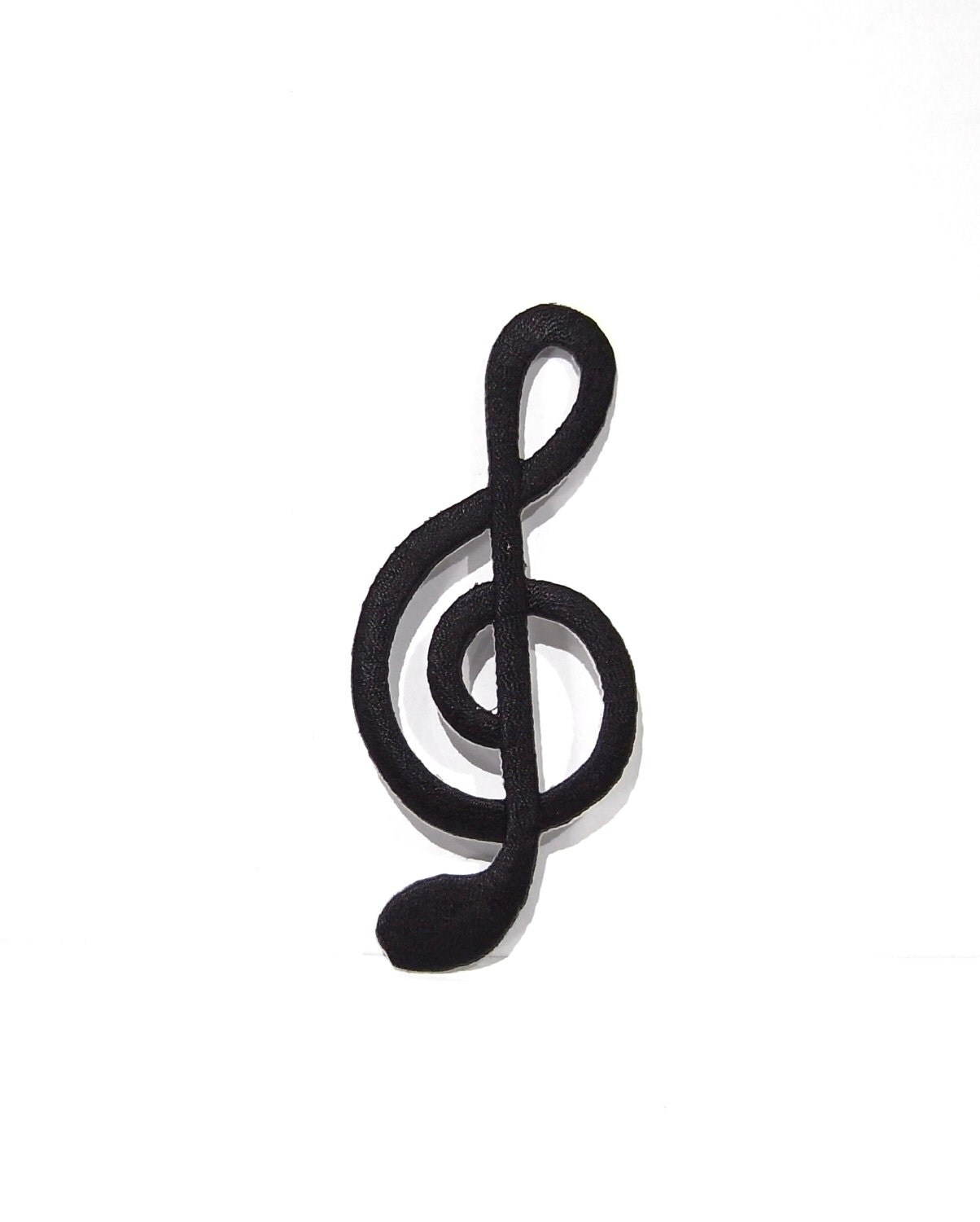 Treble Clef / G Clef Music Note Applique Iron by CraftRoomStorage