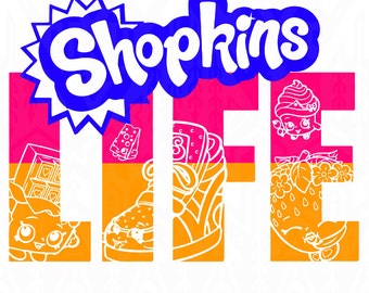 Shopkins svg ,Shopkins design,Shopkins ,Shopkins vector ,Shopkins Life SVG Design Silhouette Studio Software