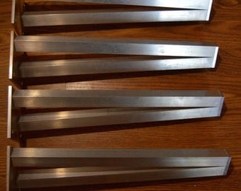 The BEST Aluminum Metal Table Legs, V-Leg, SET OF 4 V Legs, Unfinished, stronger than hairpin legs