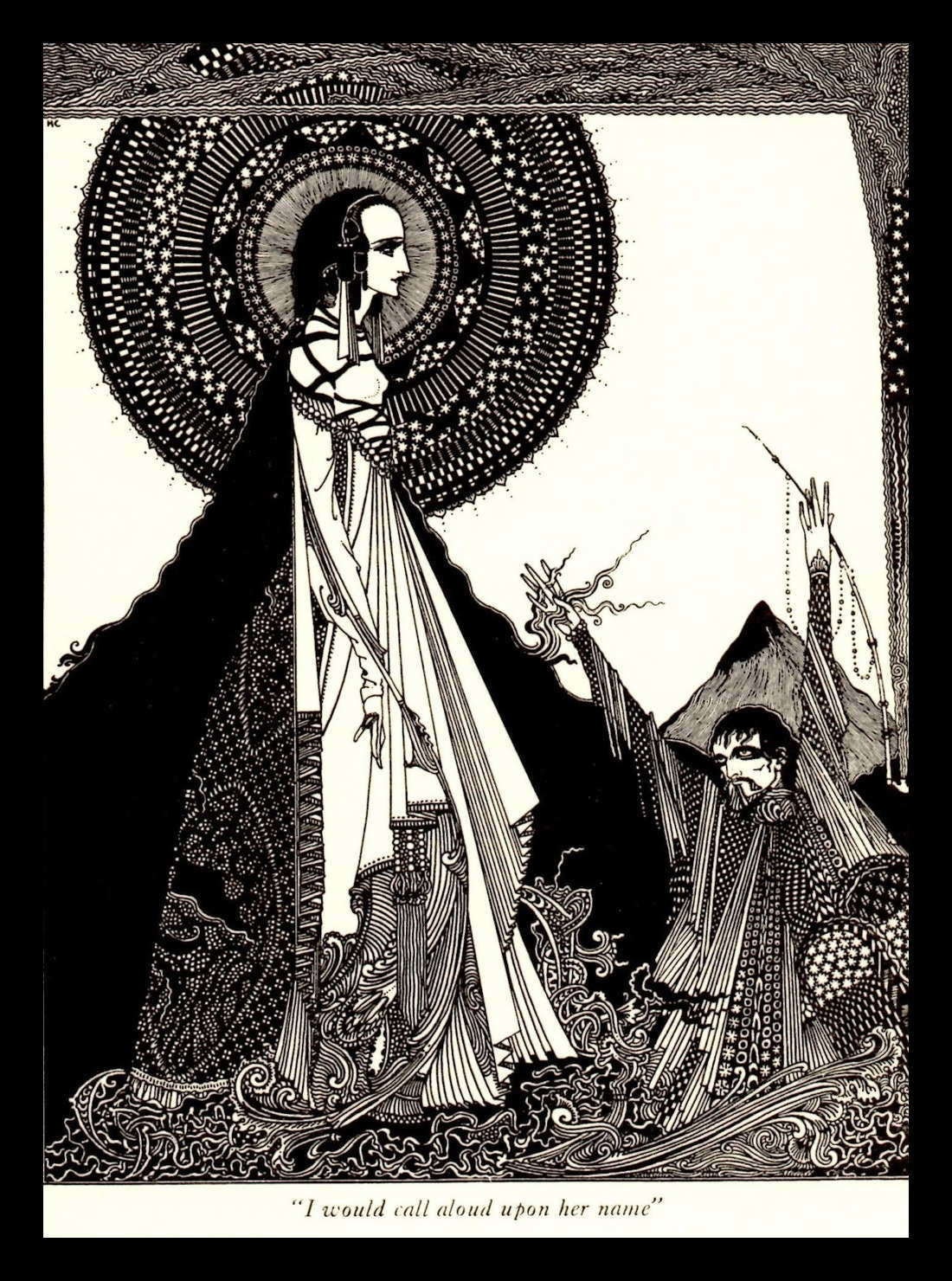 Art Nouveau Print Harry Clarke Form Tales Of Mystery and 