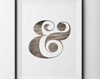 Ampersand Wall Art wood ampersand | etsy Ampersand Wall Art wood ampersand | etsy
