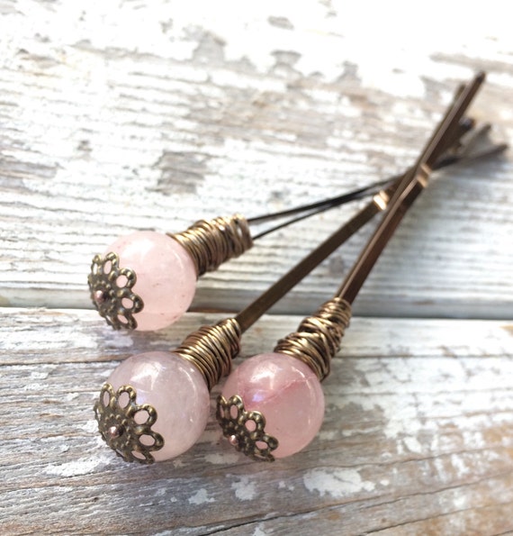 Decorative hair pin wedding hair clip women hair by CrushedCameo