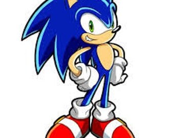 Sonic the Hedgehog Intarsia Knitting Pattern from RetroNeedles on Etsy Studio