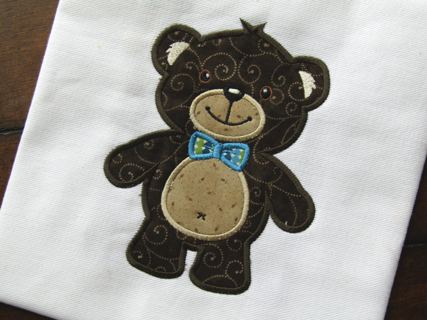 teddy bear embroidery design