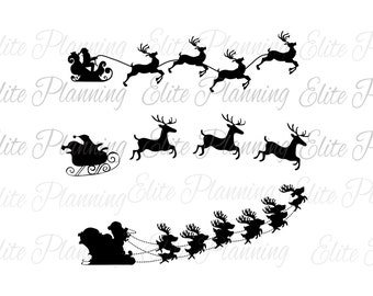 Christmas Wreath SVG, Reindeer Cutting Files, EPS, JPEG, Came, Cricut, Silhouette, Vector Files, Clip Art, Holiday dfx, Cut Files, Svg
