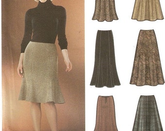 Woman's Skirt Sewing Pattern UNCUT Simplicity 5914 Miss Size 6-8 Mermaid Inspired
