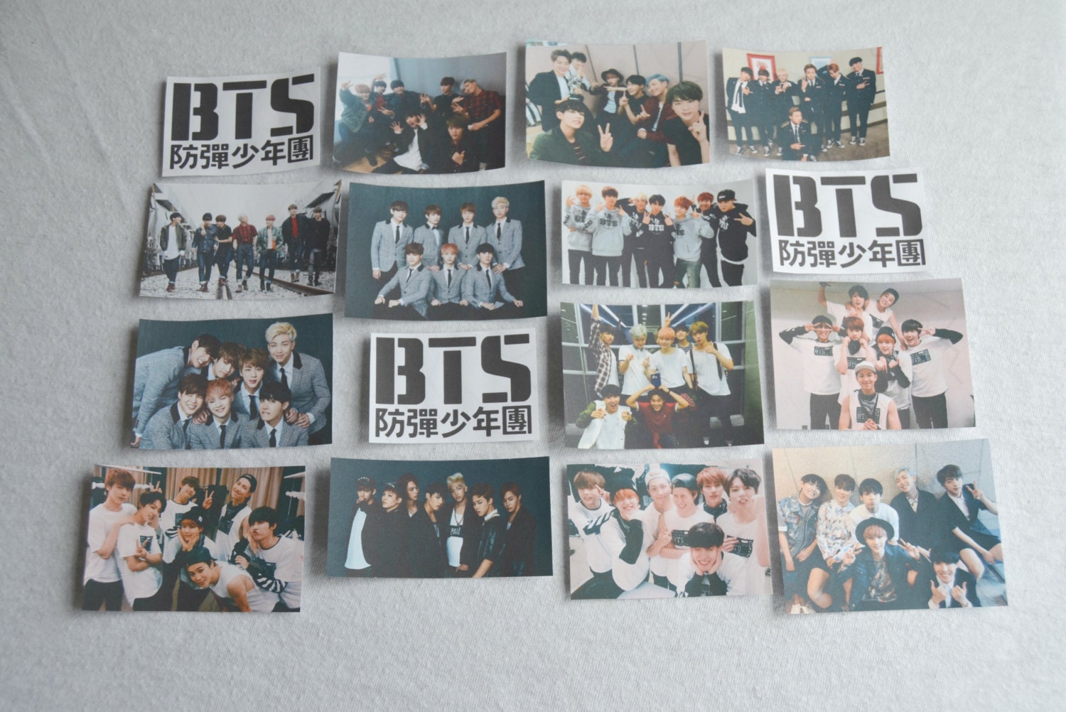 BTS Sticker Pack 16 pieces Bangtan KPOP from 24days on Etsy Studio
