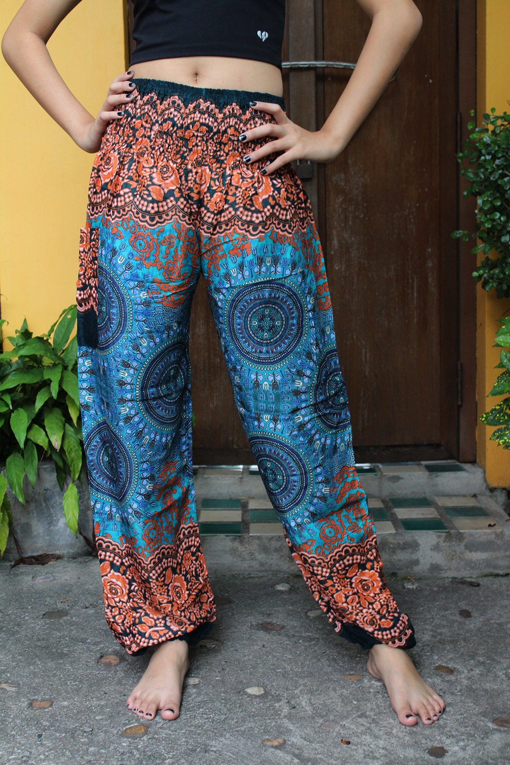 bohemian harem pants