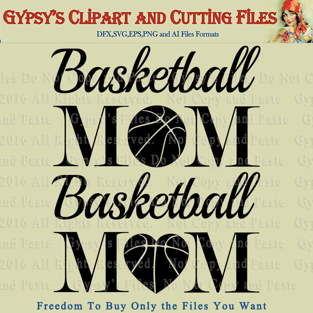 Download Basketball Sports Basketball Mom Monograms Clipart SVG