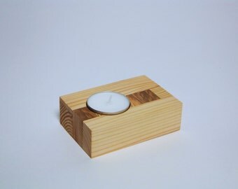 Reclaimed Wood Tea Light Holder