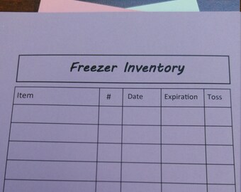 Freezer inventory | Etsy