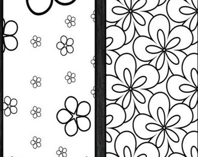 Color In Bookmarks, Printable Bookmarks, Instant Bookmarks, Flowers Bookmark, Adult Bookmarks, Pattern Bookmarks, Coloring Bookmarks Set