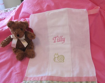 Burp Cloths made from diapers