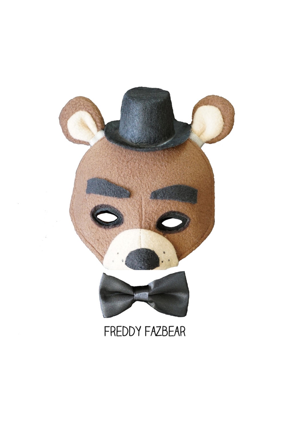 FNAF Freddy Fazbear Mask by GooeyandSunami on Etsy