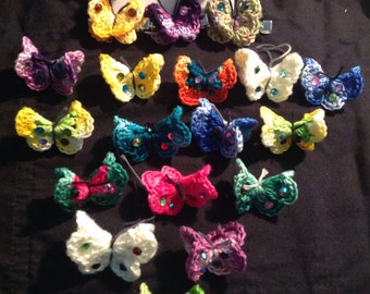 Items similar to Crocheted Butterfly on Etsy